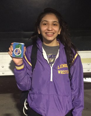 Lemoore's Angelita Sanchez finished sixth in the CIF State Girls Wrestling Championships held in Visalia.